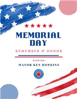 Mayor Hopkins Thanks Veterans This Memorial Day